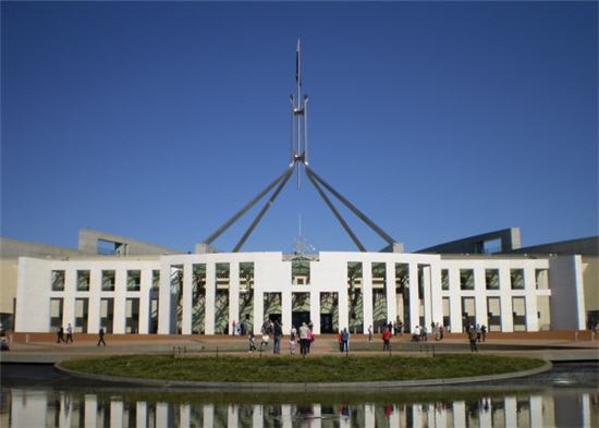 Parliament House in Canberra.